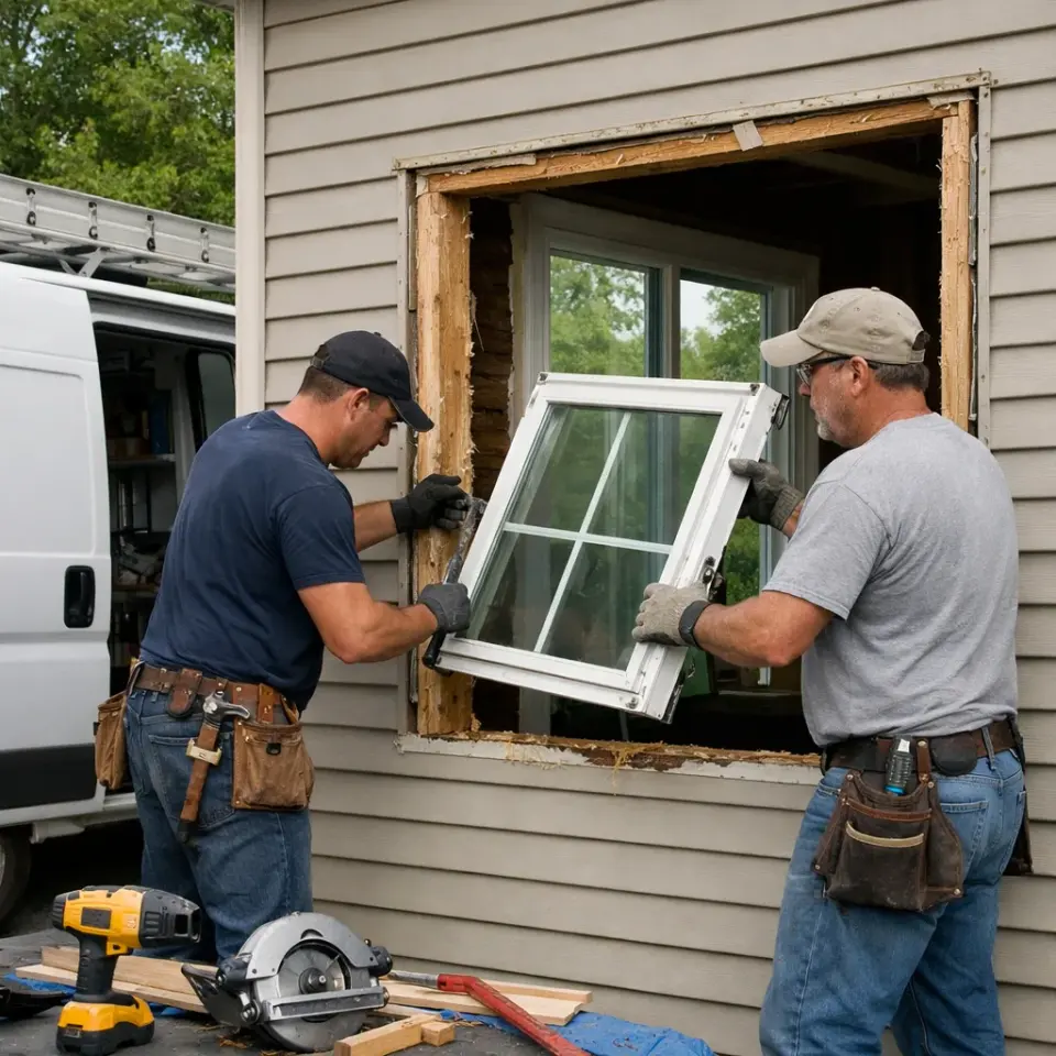 window installation in Exmore, VA